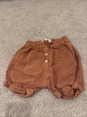 Zara Kids Shorts - Rust Brown